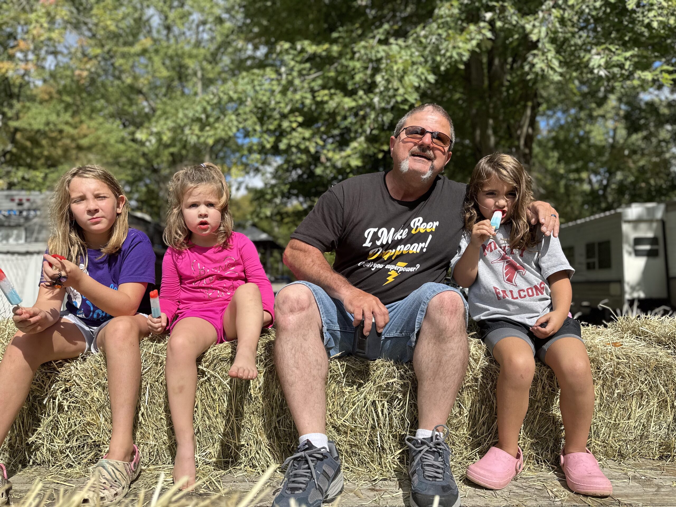 Guests enjoying Lil John’s Campground