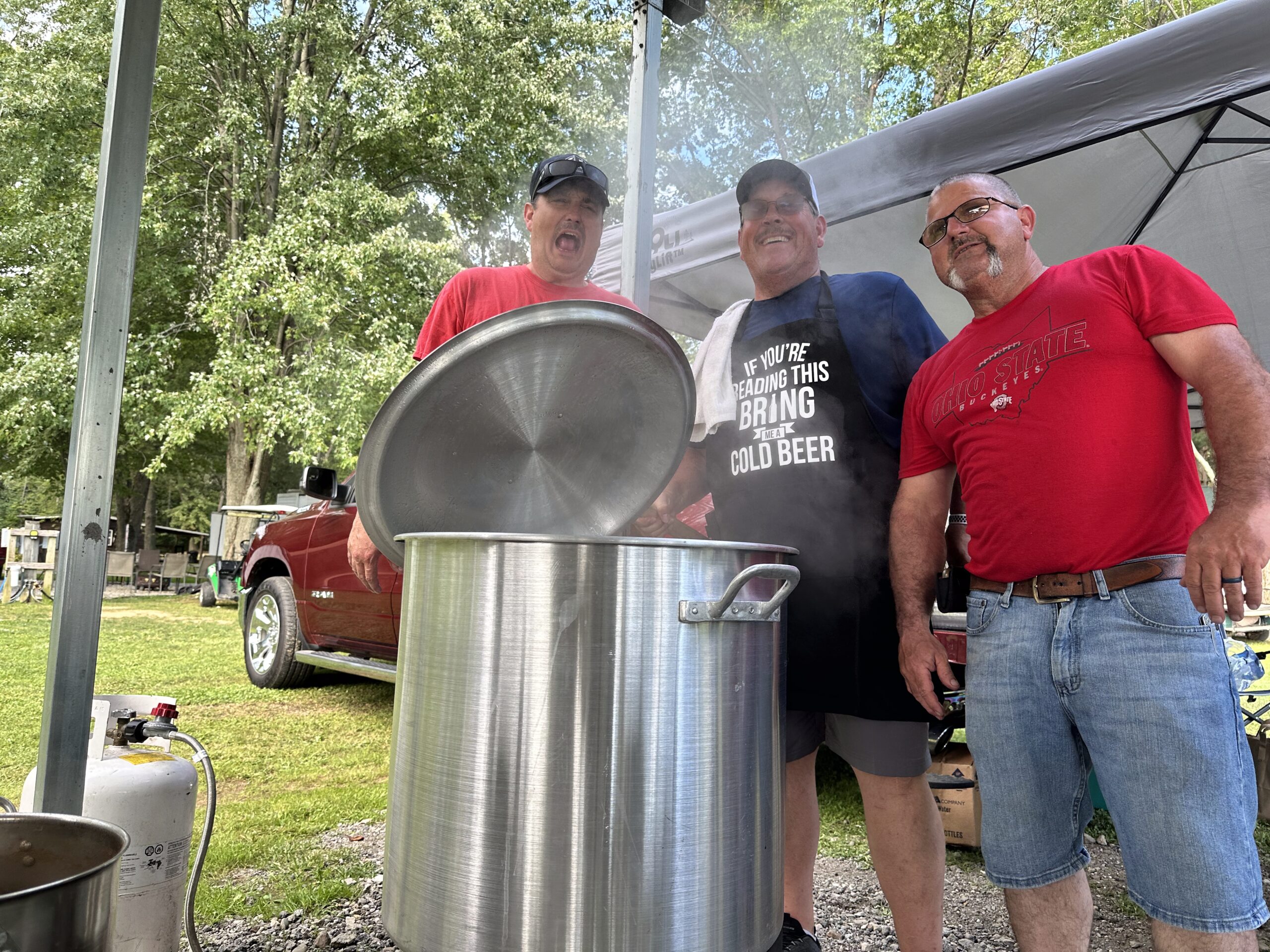 Guests enjoying Lil John’s Campground